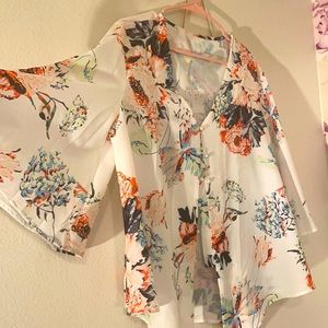 Women’s floral blouse